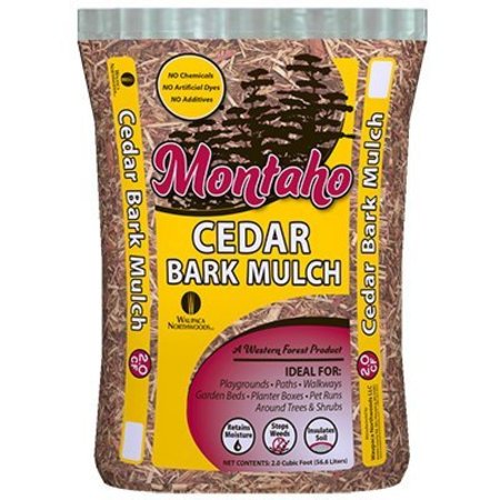 WAUPACA NORTHWOODS 2Cuft Cedar Bark Mulch WMO13222